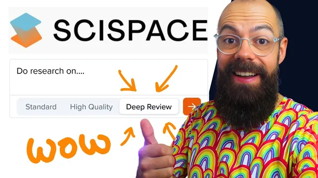 The AI That Reads 1,000 Papers So You Don’t Have To (SciSpace Deep Review) thumbnail