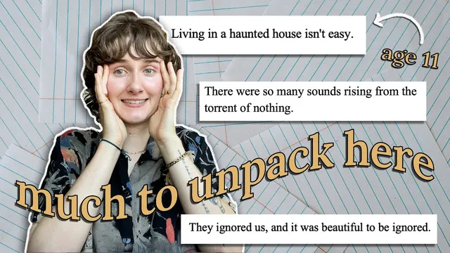 reacting to the flash fiction I wrote as a teenager😬 thumbnail