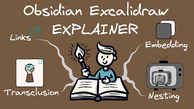 Explaining Links, Transclusions and Embedding in Obsidian Excalidraw thumbnail