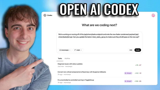 Open AI Unleashes Codex AI; Powerful New Vibe Coding Agent thumbnail