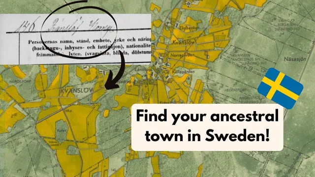 OLD MAPS for Swedish Genealogy! thumbnail