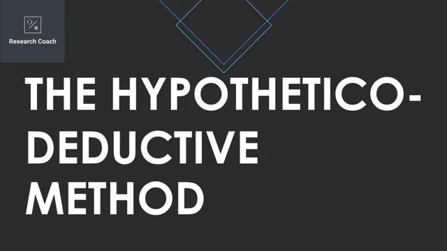 Hypothetico-Deductive Method thumbnail