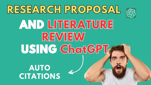 How to write literature review and Research Proposal using ChatGPT: PART 2 of Doing Research with AI thumbnail