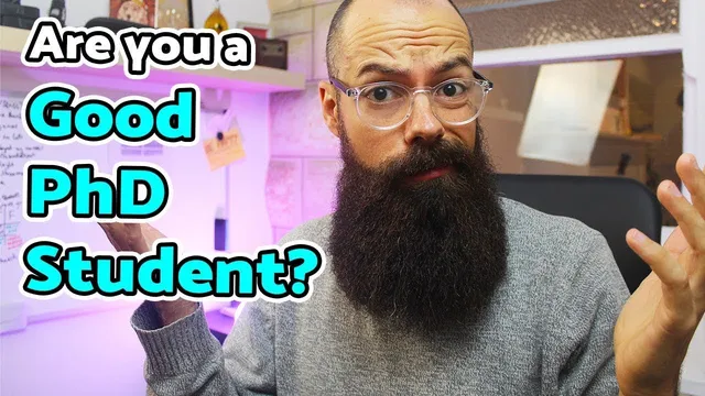 What distinguishes a good PhD student from a bad one? thumbnail
