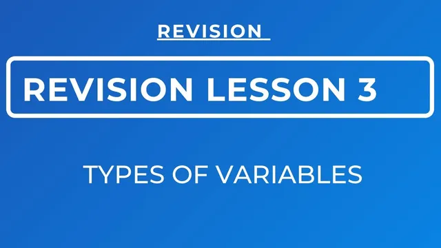 REVISION LESSON 3 ON TYPES OF VARIABLES:INDEPENDENT, DEPENDENT, INTERVENING, EXTRANEOUS & MODERATING thumbnail