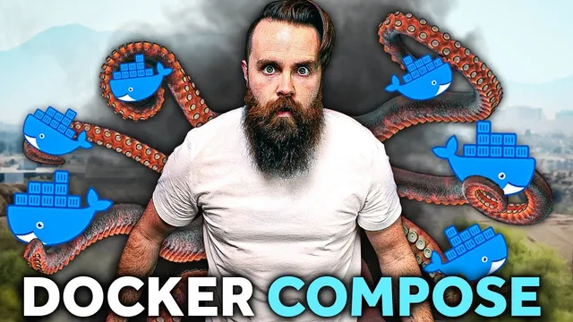 Docker Compose will BLOW your MIND!! (a tutorial) thumbnail