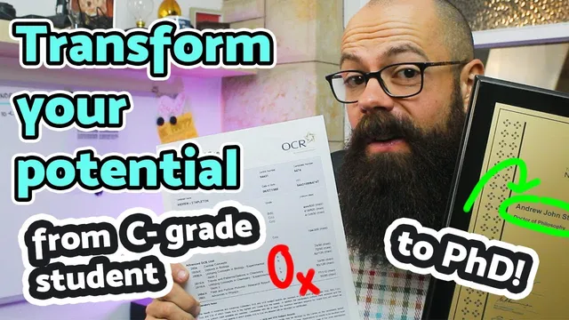 How to transform from C grade student to PhD (like me!) thumbnail