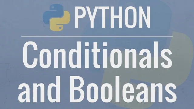 Python Tutorial for Beginners 6: Conditionals and Booleans - If, Else, and Elif Statements thumbnail