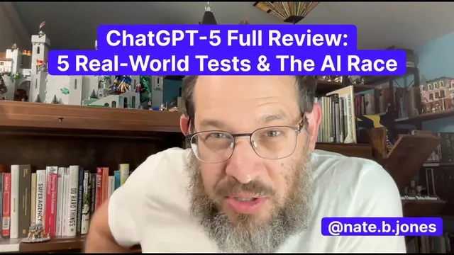 ChatGPT-5 Full Review: 5 Real-World Tests & The AI Race thumbnail