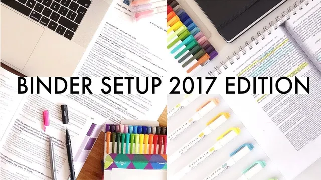 BINDER SETUP and Organisation Step-by-Step // For Highschool and College thumbnail