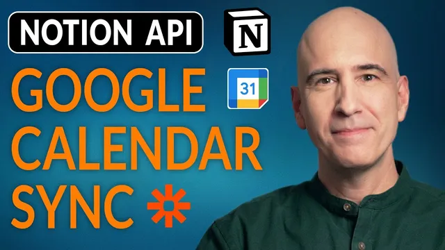 Using Google Calendar & Notion API to Sync Events/Tasks – Zapier Automations thumbnail