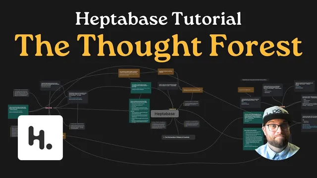 How to create a "thought forest" with your notes (Heptabase Tutorial) thumbnail