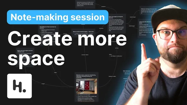 I found a note-taking method in the waiting room of a hospital! (Heptabase Tutorial) thumbnail