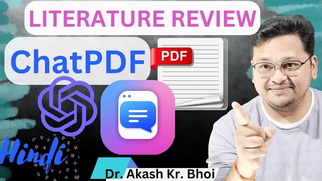 ChatPDF: Chat with any PDF || GPT 3.5 || Research Paper Reading || Literature Review || Hindi | 2023 thumbnail