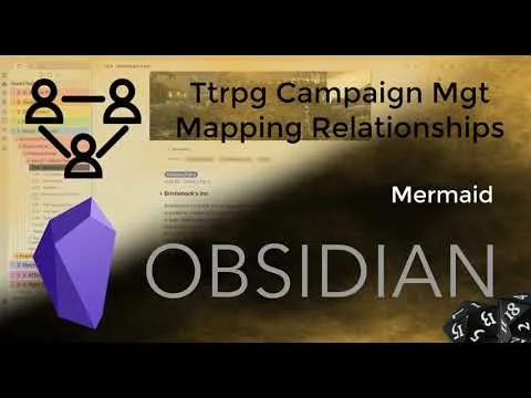 Obsidian - Mapping Relationships Using Mermaid thumbnail