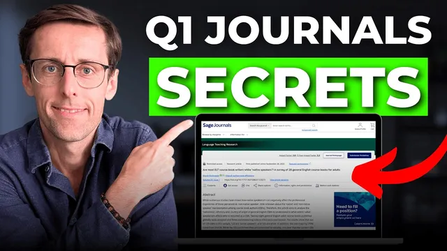 Publishing research papers in Q1 journals is EASY once you know this thumbnail