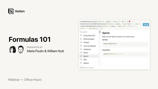 Notion Office Hours: Formulas 101 🧮 thumbnail