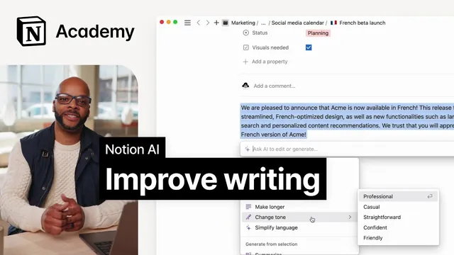 How to use Notion AI to write better thumbnail