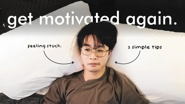 how to QUICKLY get out of a rut and back into your motivated self. (realistic advice) thumbnail