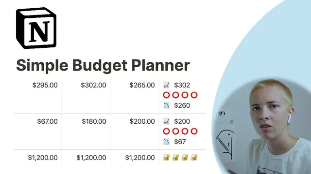 Notion Tips: Simple Budget Planning thumbnail