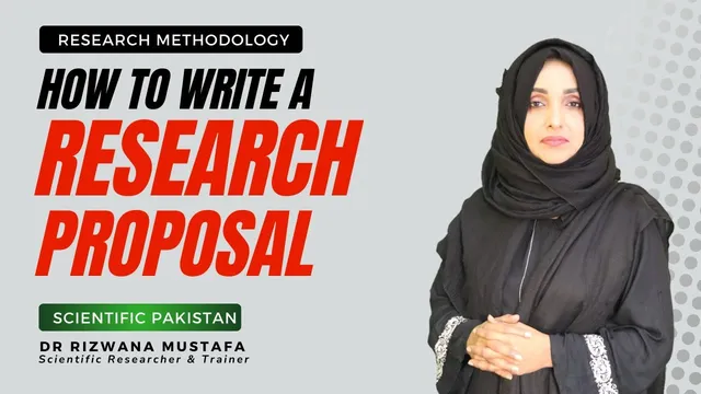 How to Develop/Write a Research Proposal || Component || Steps ||  Dr. Rizwana | Urdu/Hindi thumbnail