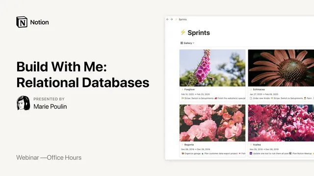 Notion Office Hours: Build With Me - Relational Databases 🗃 thumbnail