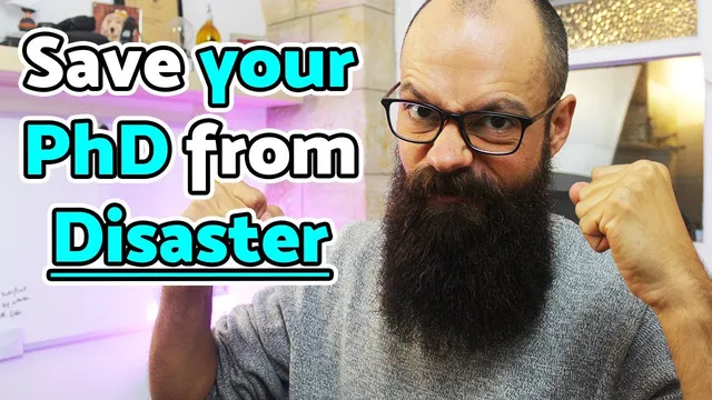 Save your PhD from disaster - it's not as bad as you think! thumbnail