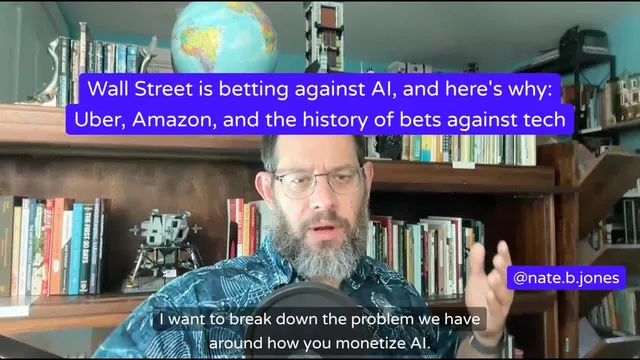 Wall Street is betting against AI, and here's why: Uber, Amazon and the history of bets against tech thumbnail