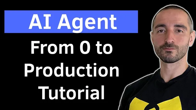Build AI Agent from 0 to Production Deployment | LangChain, Ollama, MLflow & Docker (Full Tutorial) thumbnail