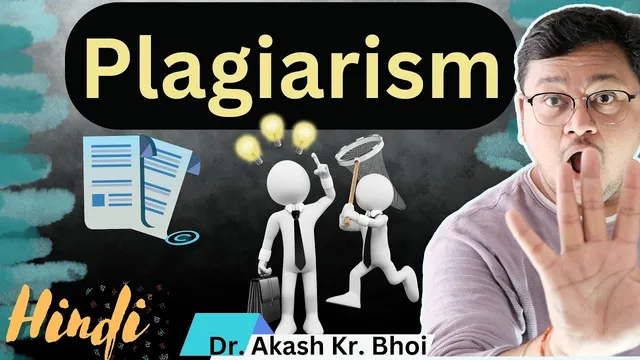 What is Plagiarism? || Different Types || Plagiarism Consequences & How to Avoid || Hindi || 2024 thumbnail