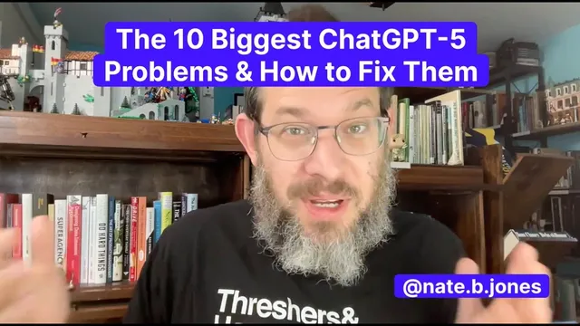 The 10 Biggest ChatGPT-5 Problems & How to Fix Them thumbnail