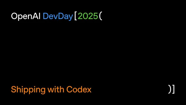 Shipping with Codex thumbnail
