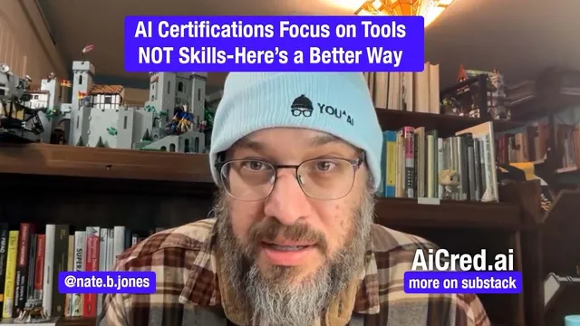 AI Certifications Focus on Tools NOT Skills—Here's a Better Way thumbnail