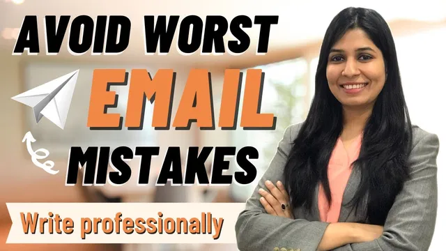 How to write emails | Avoid worst email mistakes | Write professional emails thumbnail
