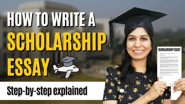 How to write a scholarship essay | Study abroad essay for scholarship thumbnail