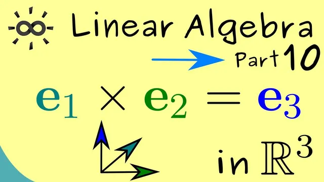 Linear Algebra 10 | Cross Product thumbnail