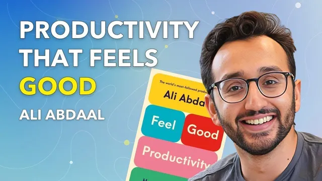 Ali Abdaal - The Keys to Joyful Work and Being Batman (or Professor X) thumbnail