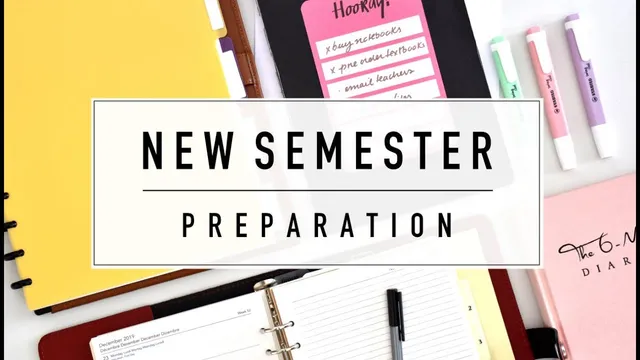 organising and preparing for a new semester thumbnail