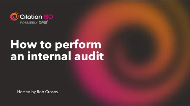 How to perform an internal audit thumbnail