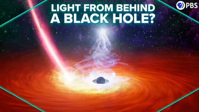 First Detection of Light from Behind a Black Hole thumbnail