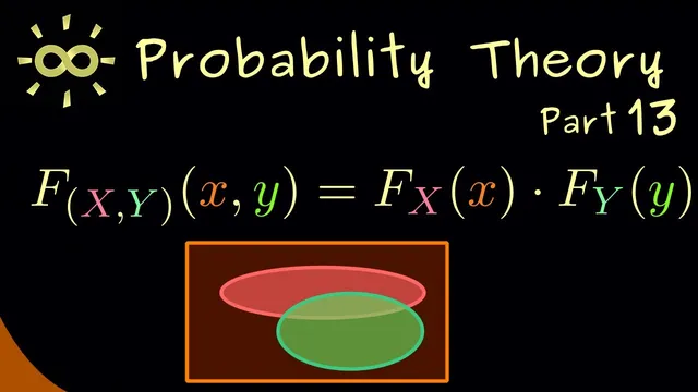 Probability Theory 13 | Independence for Random Variables [dark version] thumbnail