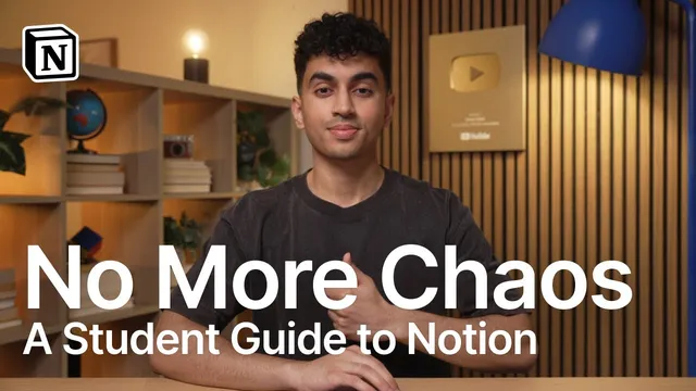 Notion for Students: Walkthrough With Gohar Khan thumbnail