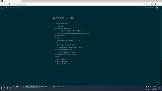 How I use Logseq Daily - A Roam Research Alternative for Notes / PKM / To Do / Journal thumbnail