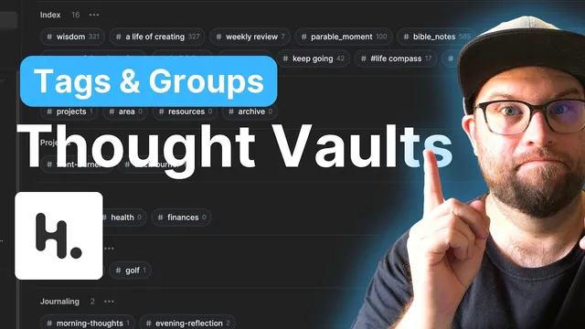 How to Use Tags for Journaling, PARA, and Zettelkasten in Heptabase thumbnail