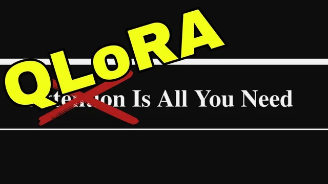 QLoRA is all you need (Fast and lightweight model fine-tuning) thumbnail