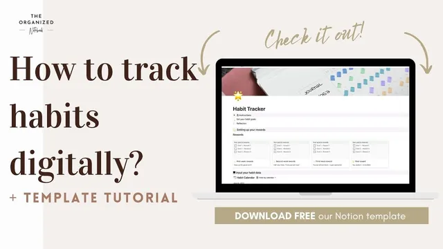 How to Track Habits Digitally (+ Free Notion Habit Tracker Template) thumbnail