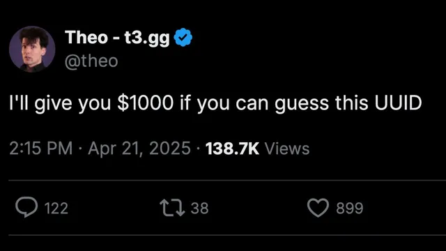 I gave away $1,000 to prove UUIDs are secure thumbnail