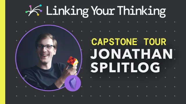Designing Ideas: How Jonathan Splitlog uses the LYT frameworks (Obsidian) thumbnail