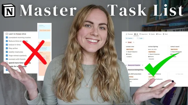 How I Manage My Task List in Notion thumbnail