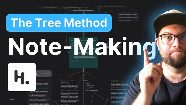 This visual note-taking method has helped me think deeply ! (Heptabase tutorial) thumbnail